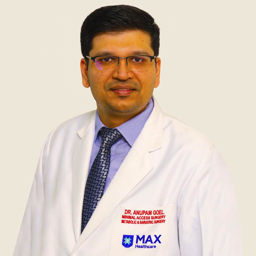 Patient suffering from severe abdominal swelling and pain gets a new lease of life through keyhole surgery at Max Hospital
